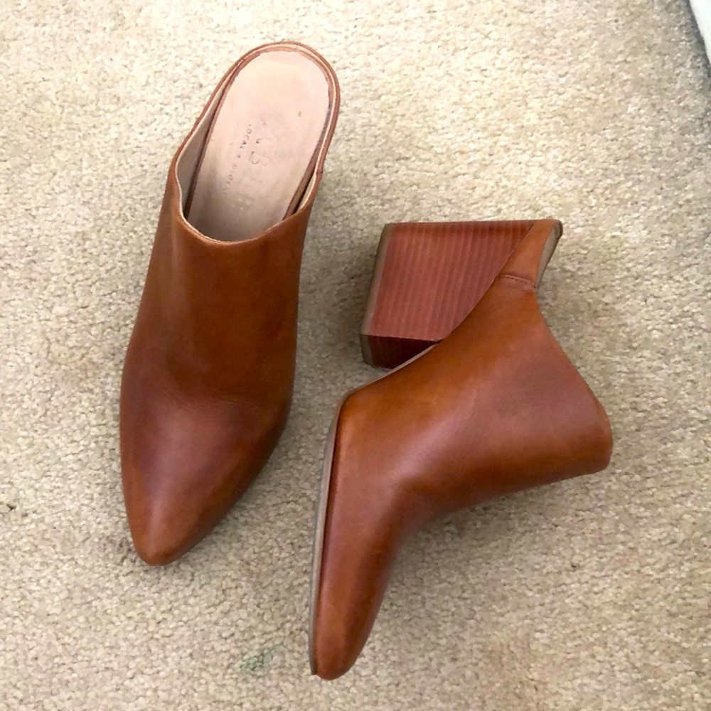 ABLE leather mules